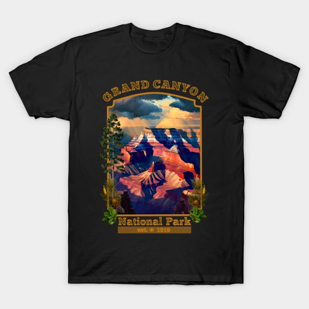 Grand Canyon National Park T-Shirt by AtkissonDesign